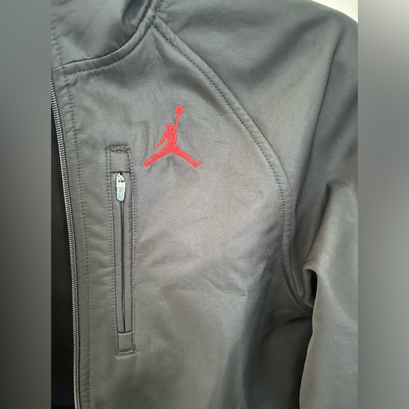 Kids Black Air Jordan Jumpman Track Jacket Sz S 8-10 Preowned - Picture 3 of 5